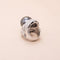Bague 49.5 Bague ruban en or blanc 18K avec diamants et perle de Tahiti 58 Facettes 793967
