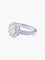 Bague 53 Bague Flora à motif fleur en or gris 18K et diamants 58 Facettes 760631