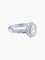 Bague 53 Bague Flora à motif fleur en or gris 18K et diamants 58 Facettes 760631