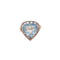 Bague 45.5 Maggy - Bague en or gris avec topaze bleue 3 carats 58 Facettes 793329