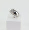 Bague 56 Bague étoile en or blanc 18K avec diamants 58 Facettes