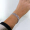 Bracelet Bracelet rivière à 5 rangs en or gris 18k et diamants 58 Facettes