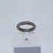 Bague 53 Alliance tour complet en or gris 18 carats sertie de diamants 58 Facettes