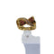 Bague 56 Bague croisée nœud en or jaune, diamants et rubis 58 Facettes
