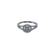 Bague 53 Bague en or gris et diamants 58 Facettes