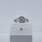 Bague 53 Bague - Alliance en or blanc 18 carats et diamants 58 Facettes