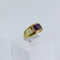 Bague 54 Bague en or jaune et améthyste 58 Facettes