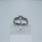 Bague 54 Bague solitaire en or blanc 18 carats avec diamants 58 Facettes