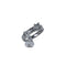 Bague 54 Bague solitaire en or blanc 18 carats avec diamants 58 Facettes