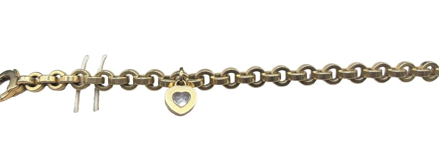Bracelet Chopard Happy Diamond - Bracelet cœur en or jaune et diamant 58 Facettes
