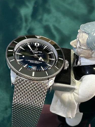 Montre Breitling Superocean Heritage B31 - Montre automatique 42 mm verte 58 Facettes AB3111361L1A1