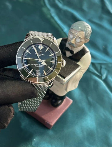 Montre Breitling Superocean Heritage B31 - Montre automatique 42 mm verte 58 Facettes AB3111361L1A1