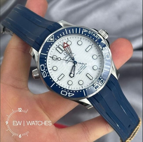Montre OMEGA Seamaster Diver 300M - Montre 42 mm acier, cadran blanc 58 Facettes JDH