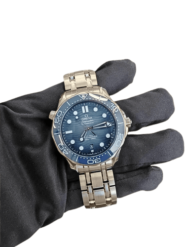 Montre Omega Seamaster Diver 300M - Montre 42 mm en acier bleu 58 Facettes IBK