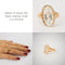 Bague 54 Bague en or jaune 18k à aigue-marine naturelle 58 Facettes LOT 2908