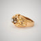 Bague 53 Bague dôme en or jaune 18k et diamants 58 Facettes LOT 3698