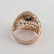 Bague 48.5 Bague boule vintage en or jaune 18k et diamant 58 Facettes LOT 3024