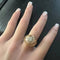 Bague 48.5 Bague boule vintage en or jaune 18k et diamant 58 Facettes LOT 3024