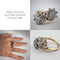 Bague 55 Bague Toi & Moi en or jaune 18k et diamants 58 Facettes LOT P1036