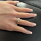 Bague 51.5 Bague ancienne en or jaune 18k et or gris avec diamants 58 Facettes LOT 3570