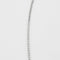 Collier Collier tennis rivière en chute en or blanc 18k et diamants 58 Facettes