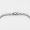 Collier Collier tennis rivière en chute en or blanc 18k et diamants 58 Facettes