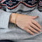 Bracelet Bracelet tennis en or jaune 18K et diamants Fancy Yellow 58 Facettes