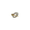 Bague 54 Talento - Bague en or jaune et or blanc 750 pavée de diamants 58 Facettes 313451