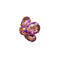 Bague 53 Bague en or rose 750 avec améthystes et saphirs roses 58 Facettes 41750056