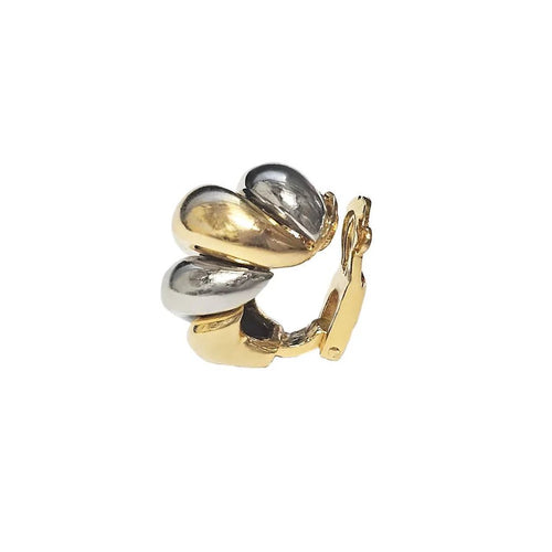 Boucles d'oreilles Van Cleef & Arpels - Boucles d'oreilles clips deux ors 58 Facettes 56150311