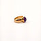 Bague 40.5 Bague en or jaune 18 carats et améthyste cabochon 58 Facettes
