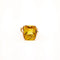 Bague 57 Bague en or jaune 18 carats et saphir jaune 58 Facettes
