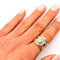 Bague 56 Bague en or jaune 18 carats sertie de diamants et rubis 58 Facettes 21023682