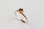 Bague 53 Solitaire - Bague 6 griffes en or rose 18K et diamant 58 Facettes