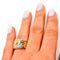 Bague 54 Bague en or jaune 18 carats sertie de diamants 58 Facettes 21019869