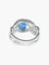 Bague 54 Bague entrelacée en or blanc et saphir 2,65 ct, diamants 58 Facettes 418 50066