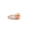 Bague 53 Bague en or blanc 18 carats et perle 58 Facettes 21001901