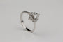 Bague 51 Bague marguerite en or blanc 18 carats et diamants 58 Facettes