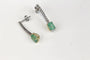 Boucles d'oreilles Boucles d’oreilles en or bicolore 18K avec émeraudes et diamants 58 Facettes