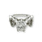 Bague 54 Trio d'Infinité - Bague interchangeable en or blanc avec diamants, rubis et saphirs 58 Facettes