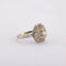 Bague 52 Bague Art déco octogonale en or gris et platine aux diamants 58 Facettes