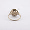 Bague 52 Bague Art déco octogonale en or gris et platine aux diamants 58 Facettes