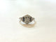 Bague 54 Bague Art déco en or gris 18 carats et platine, diamants 58 Facettes