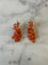 Boucles d'oreilles Boucles d'oreilles pendantes en or jaune 18 carats et corail 58 Facettes