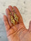 Boucles d'oreilles Pendants d'oreilles anciens en or jaune 18 carats émaillés 58 Facettes