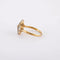 Bague 55.5 Bague quadrilobée - Saphirs et diamants en or jaune 18 carats 58 Facettes
