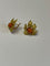 Boucles d'oreilles Boucles d’oreilles feuilles en or jaune 18 carats et corail 58 Facettes