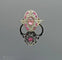 Bague 52 Bague ovale fin XIXe en or 18k, rubis et diamants 58 Facettes