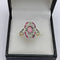 Bague 52 Bague ovale fin XIXe en or 18k, rubis et diamants 58 Facettes