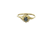 Bague 57 Bague tourbillon en or 18k, saphir et diamants 58 Facettes
